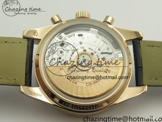 0223 Speedmaster ’57 Co-Axial RG OMF 1:1 Best Edition Black Dial On Leather Strap A9300 (Free Leather Strap) Resilient 8064